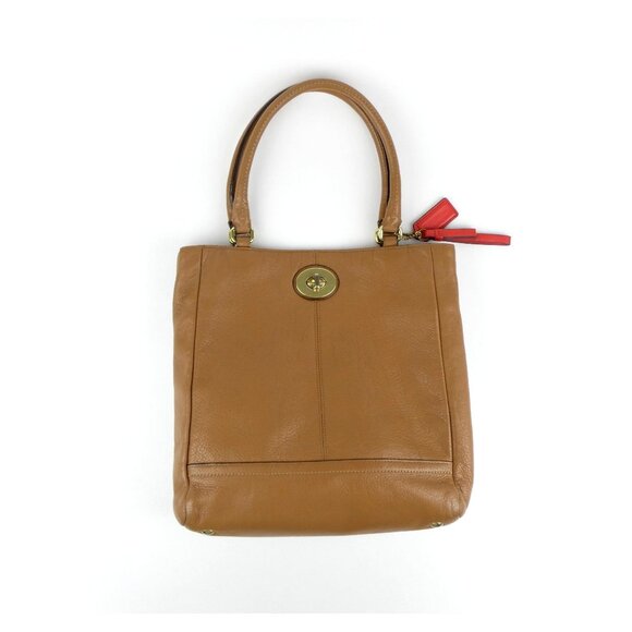 Coach Saddle Leather Tote Bag F23281 - Picture 1 of 16
